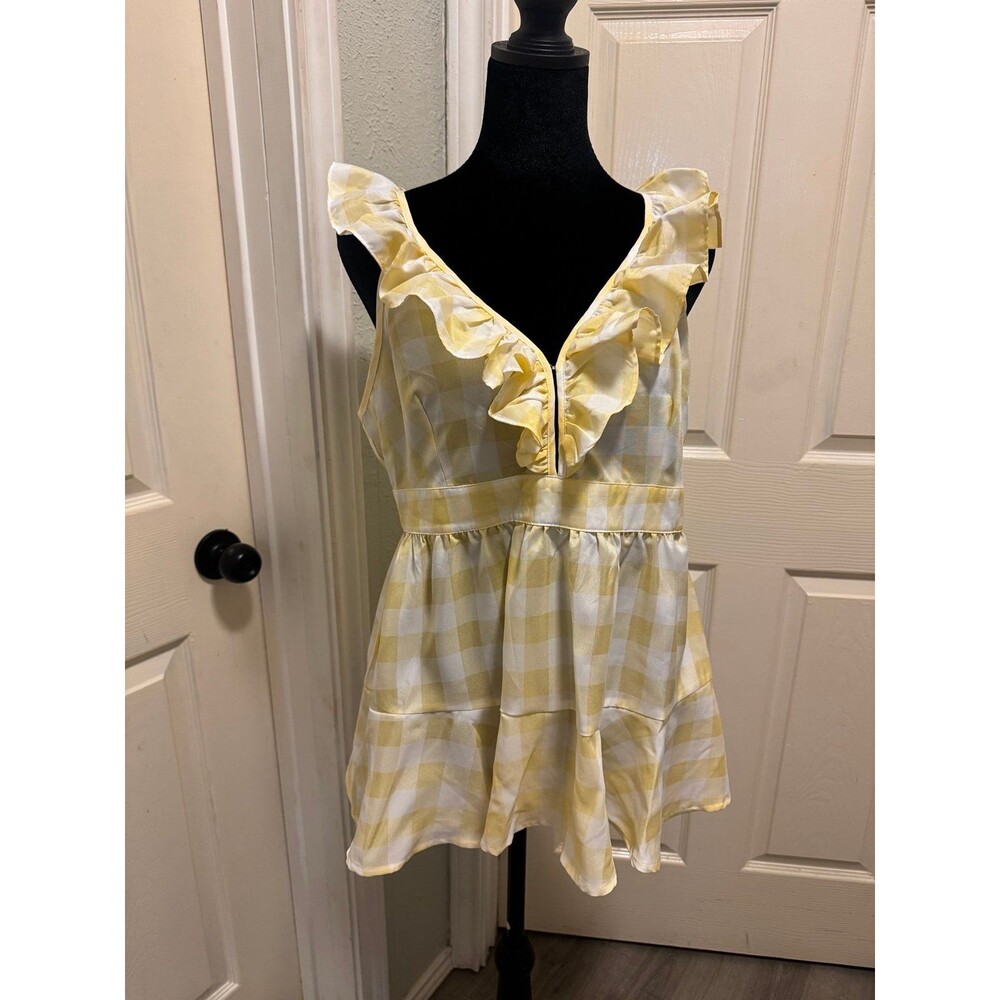 Gingham tank